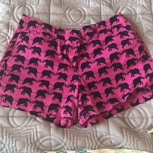 Elephant Print Shorts